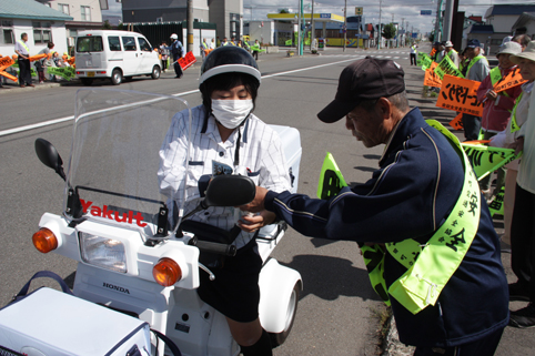 20120926秋の全国交通安全運動に係る街頭啓発
