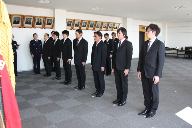 20140401沼田消防団新入団員辞令交付式