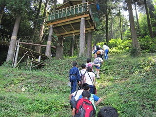 写真：訪問の様子