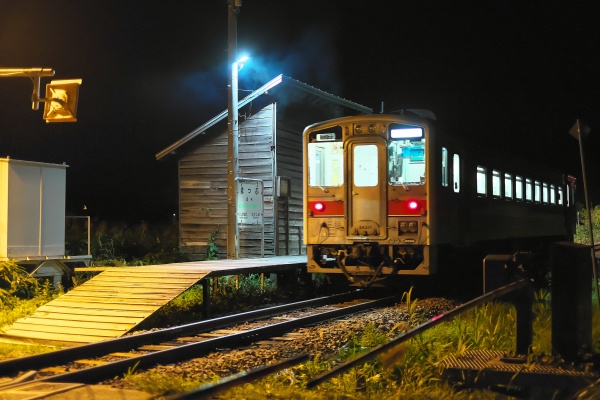 真布駅の終電