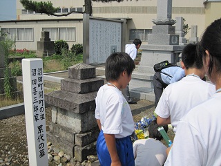 写真：訪問の様子